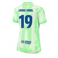 Camiseta Barcelona Lamine Yamal #19 Tercera Equipación Replica 2024-25 para mujer mangas cortas